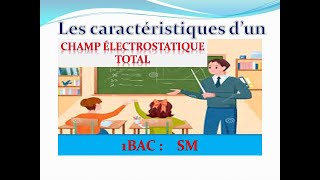 Exercice champ électrostatique1bac  Déterminer ses caractéristiques [upl. by Regor]