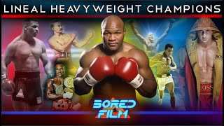 Complete Chronology of Lineal Heavyweight Champions  The Man Who Beat The Man UPDATED [upl. by Beera229]