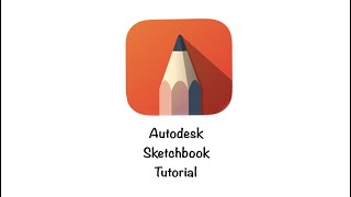 Autodesk Sketchbook app Tutorial for tablet with subtitles [upl. by Gnap136]