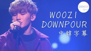 Woozi  陣雨소나기DOWNPOUR 中韓字幕 [upl. by Dlnaod611]