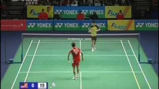 Lin Dan vs Lee Chong Wei AE 09 MS Final 35 [upl. by Sanburn]