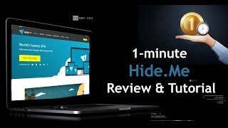 1minute HideMe VPN Review amp Tutorial [upl. by Jonny760]