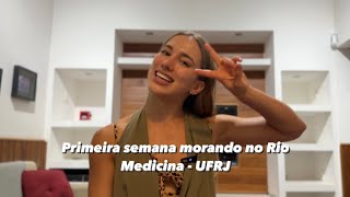 Primeira semana morando no Rio como estudante de Medicina UFRJ [upl. by Elleinaj]