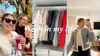 Weekly vlog Organisation garderobe Ongles d’automne amp Update lecture [upl. by Talia73]