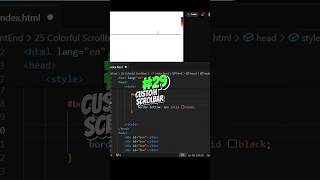 29100 Custom Scrollbar CSS css htmHTfrontend tutorial tips scroll codingsimplifiedspace [upl. by Anaujal724]