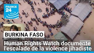 Au Burkina Faso les violences jihadistes aggravent la crise humanitaire • FRANCE 24 [upl. by Alilad]