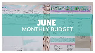 JUNE RESET  MONTHLY BUDGET [upl. by Ravo]