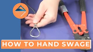 How To Hand Swage [upl. by Handel471]