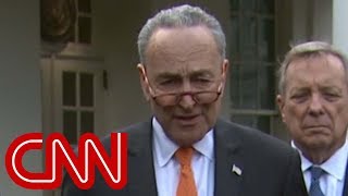 Schumer Trump walked out of meeting after Pelosi said no to border wall [upl. by Woodcock]