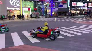 2019 Shibuya Winter Illumination amp Street Kart Shibuya Tokyo Japan [upl. by Ileyan530]