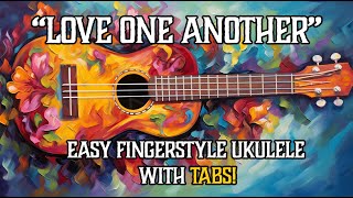 Love One Another on Ukulele  Instrumental Cover with OnScreen Tabs [upl. by Cindy]