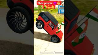 Mahindra Thar new stunt in Indian cars Simulator 3D gamegame thar shots stunt [upl. by Budding456]