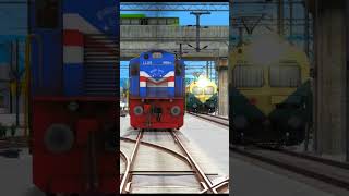 MEMU TRAIN HIT WDM3D  Train Vs Train trainaccident [upl. by Lira435]