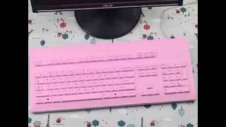 Dustproof keyboard silicon case for Cherry G8030003494 keyboard cover [upl. by Scholem]