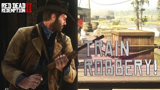 Red Dead Redemption 2  Train Robbery [upl. by Vena]