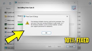 The Windows Installer Service could not be accessed Safe Mode in Windows 111087  How To Fix ✅ [upl. by Elvie]