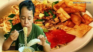 MUKBANG SEMANGKOK BAKMI AYAM ABUN AA MURAH ENAK MANTAP ADA DI GRAB FOOD [upl. by Curr]