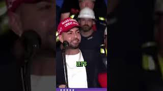 watch rapper anuel aa joins donald trump on stage during campaign rally in pennsylvania [upl. by Anuqahs692]