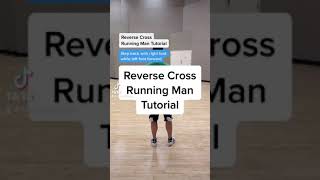 Shuffle Dance Tutorial Reverse Cross Running Man [upl. by Akinnej]