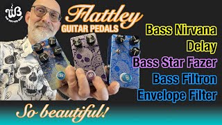 Envelope Filter Phaser and Delay Beautiful in every way Flattley BASS pedals [upl. by Ecirb683]