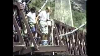 Skippers Canyon 1990 Bungy Jump [upl. by Suilienroc]