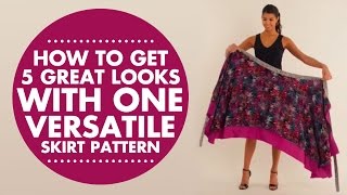 Wrap Twist amp Tie How to Get 5 Great Looks with One Versatile Skirt Pattern [upl. by Downs67]