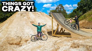 ABSOLUTELY SENDING IT ON THIS NEW MTB BOOTER [upl. by Yttik]