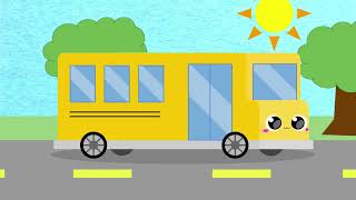 The Wheels on The Bus  Bus Song  Car Songs  Nursery Rhymes  Nursery Bugs [upl. by Nolyar]