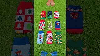 Super cool Christmas socks 🧑‍🎄 Fish sandals 🐠🐟 christmas shorts trending [upl. by Carolynne982]