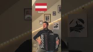 2 accordions  4 countries music accordionplayer classicalmusic accordionist [upl. by Samoht]