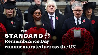 Remembrance Day commemorated across the UK [upl. by Anay]