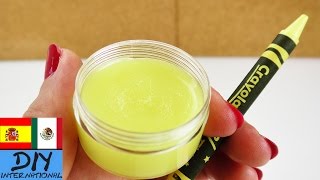 Bálsamo para labios  Vaselina  Super humectante y con olor a limón  Tutorial [upl. by Awra]