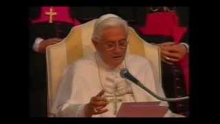 Benedetto XVI a Verona Leducazione e Testimonianze di carità parte quinta [upl. by Ahab440]