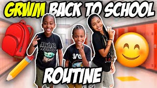 GRWM BACK TO SCHOOL MORNING ROUTINE [upl. by Siouxie408]