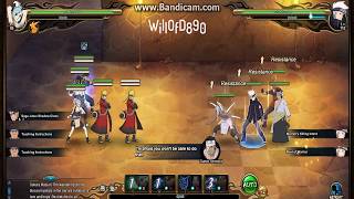 Naruto Online Ninja Exam Lv 124  Water Main Azure Fang Sage Naruto Team [upl. by Irok]