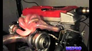 1000HP Turbo Setup glowing on engine dyno [upl. by Mcgray594]