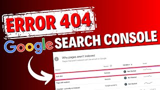 How to Fix 404 Error in Google Search Console StepWise Tutorial to Fix Search Console 404 Errors [upl. by Magen]