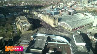 Hillsborough Memorial Service Timelapse [upl. by Suiravad]