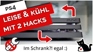 PS4 leiser machen 🎮 2 Hacks für PS4 Pro  Slim Ohne Aufschrauben [upl. by Asiruam]