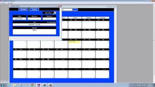 Filemaker Kalender erstellen Datum berechnung Eintrag dynamic Calender Gregoerian Tipps [upl. by Nylaret]