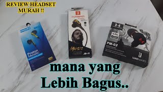 Headset Rekomended Philips  jbl pm02  jbl JB 11 [upl. by Ayihsa]