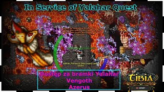 In Service of Yalahar Quest Cały QUEST Dostęp za bramki Yalahar Vengoth Azerus  TIBIA [upl. by Nidia]