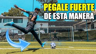 APRENDE 5 TIPS PARA PEGARLE FUERTE Y COMO CRACK AL BÁLON ⚽️🚀🤯 [upl. by Ardrey]