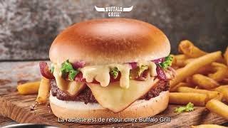 Raclette Burger  Buffalo Grill  6s [upl. by Akinet840]