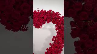 Love Rose Artificial flower arch flowerarrangment wedding flowerdecorators eventflowers [upl. by Mahtal]