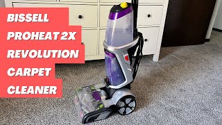 BISSELL ProHeat 2X Revolution Pet Carpet Cleaner Review [upl. by Attezi]