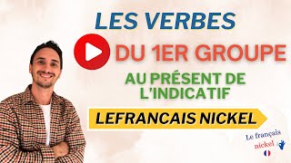 LES VERBES DU 1ER GROUPE EN 3 MIN au présent de lindicatif [upl. by Kcirdorb]