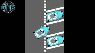 permis de conduire  manoeuvre  le rangement en épi [upl. by Cordelia]