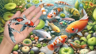 Find fish colorful ornamental fish crab catfish turtle koi nemo goldfish [upl. by Orest]