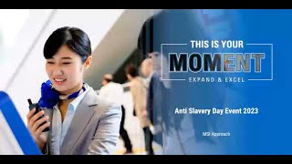 Motorola Solutions AntiSlavery Day Event 2023 [upl. by Ahsinod]